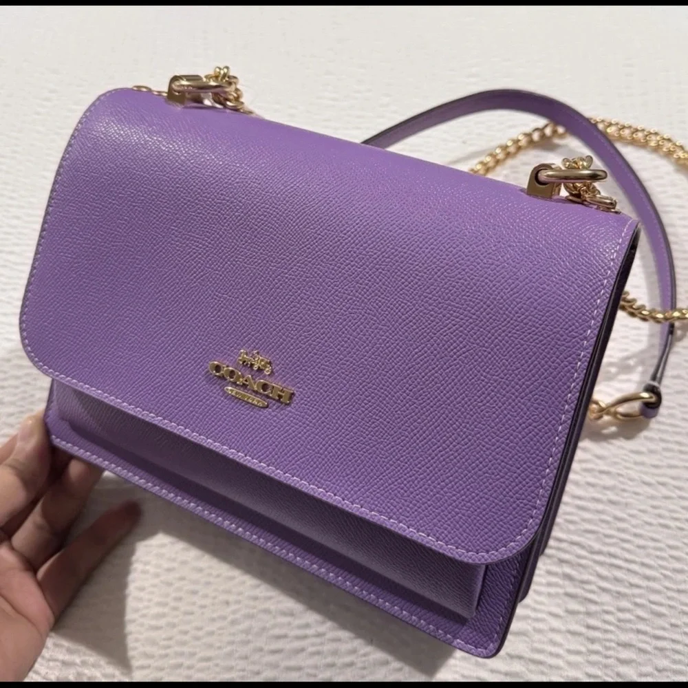 NEW Coach Klare Crossbody  Bag CZ985 Purple - Picture 11 of 12